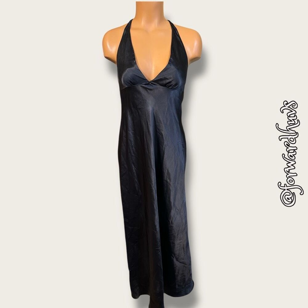Victoria’s Secret Long Black Silky Nightgown - Size XS